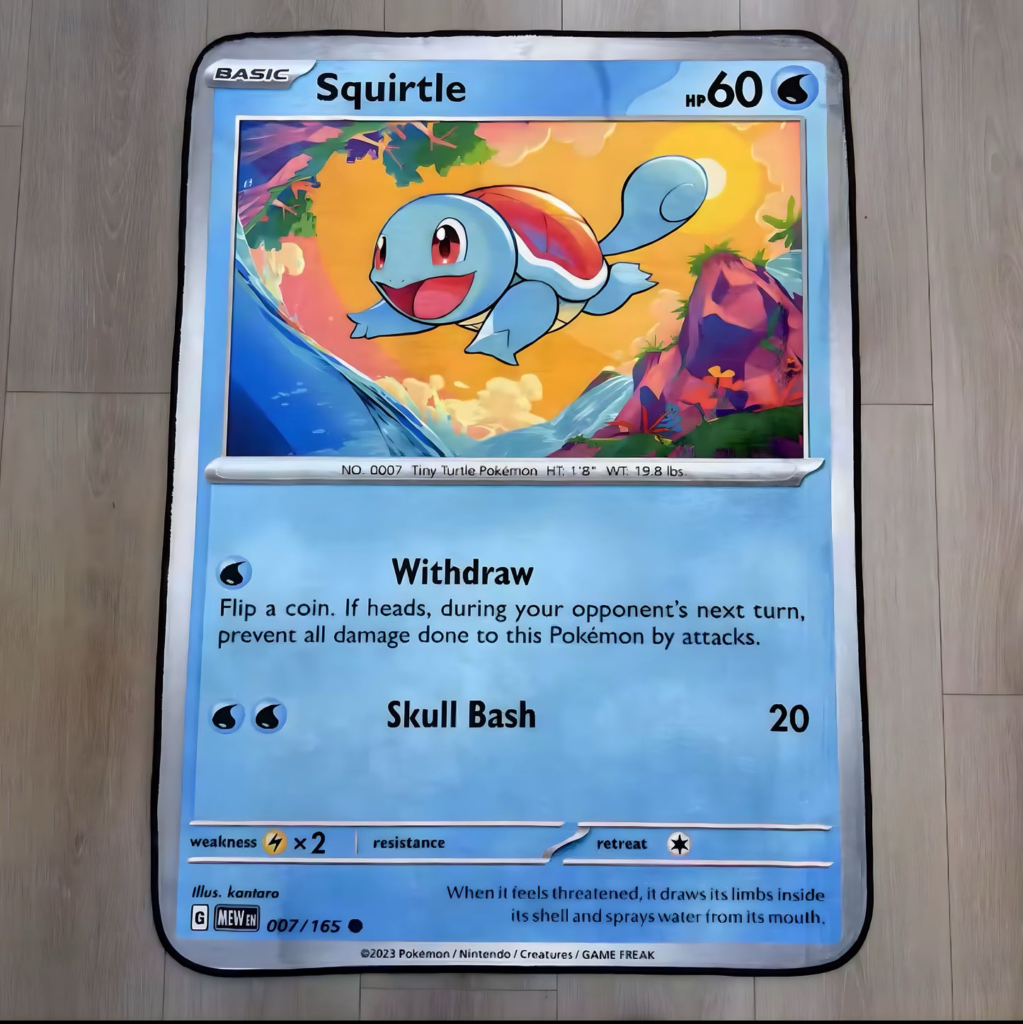 Schiggy Karte - Pokémon